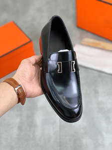 Suela y Forro de Tela para Todas las Estaciones, Entresuela de Goma/Látex, Parte Superior de Cuero de Grano Entero, Zapatos Oxford de Cuero Espumado - Product Image 1