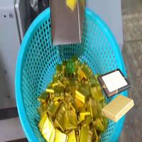 Mesin Pembungkus Cokelat Lipat Amplop dengan Pemberi Lem, Kecepatan Tinggi, Otomatis Penuh, Buatan Khusus
