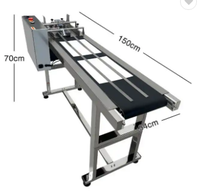 Ligne de production semi-automatique de haute qualité pour l'étiquetage et le codage de sacs en papier, avec alimentation par système de pagination, haute vitesse 30-70m/min