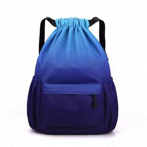 Custom Logo <b>Waterproof</b> Oxford Cloth Basketball Soccer <b>Bag</b> Bundle Pocket Lightweight Casual Sports Gym <b>Drawstring</b> Backpacks - Product Image 5