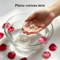 BK7 Optical Step Plano Convex Lens With 38Mm Outer Diameter 33Mm Inner Diameter 6Mm Edge Thickness for Measuring Instrument