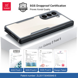 เคสป้องกัน <span class=keywords><strong>Xundd</strong></span> สำหรับ Samsung Galaxy Z Fold5 Fold4 Fold3 เคสกันกระแทกใสแบบเต็มตัวพร้อมแผ่นกันรอยหน้าจอ - Product Image 4
