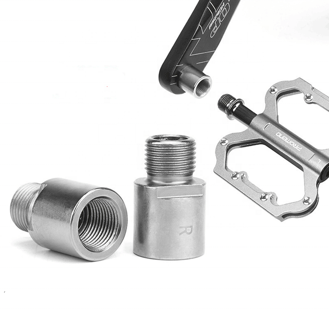 Bike Pedal Extenders Adapter 20mm Fits 9/16" Cranks Bicycle Pedals  (Pair)