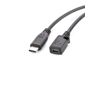Cable adaptador tipo C a mini USB en ángulo recto para dispositivos Android - Product Image 2