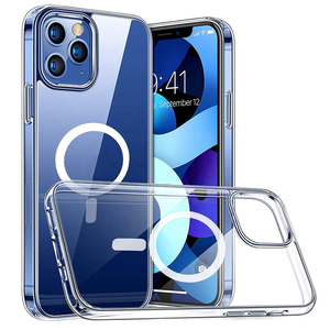 Étui transparent pour <span class=keywords><strong>iPhone</strong></span> 11 <span class=keywords><strong>Coque</strong></span> arrière antichoc Étui magnétique pour <span class=keywords><strong>iPhone</strong></span> 12 13 14 15 16 17 Pro Max - Product Image 1
