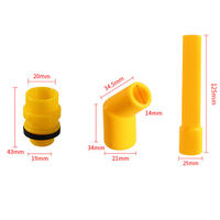 Kit de 15 Piezas de Embudo Antiderrames para Refrigerante de Automóvil, Adaptadores para Llenado y Purga de Refrigerante sin Derrames, Herramientas para Vehículos