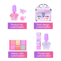 Date Vente Chaude Enfants Faire semblant De Jouer Beauté Dressing Dress-up Cosmétique Kit Fille Lavable Non-toxique Maquillage Ensemble