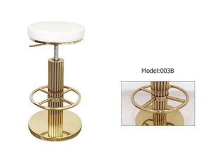 High quality direct from factory Custom kitchen gold chair modern bar <b>stool</b> luxury stainless steel Nordic velvet bar chair - Product Image 3