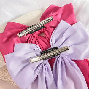 ปิ่นปักผมยาวทรงโอเวอร์ไซส์สุดหรูกิ๊บติดผมโบว์ติดผมอุปกรณ์เสริมผมโบว์ใหญ่สำหรับวันเกิดงานแต่งงานวันหยุด - Product Image 3