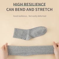 Chaussettes jetables personnalisées OBM pour les voyages et les vacances, chaussettes en coton biologique compressé à usage unique, coupe basse, chaussettes en coton pour la cheville, blanc et noir