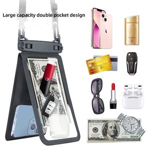 Đôi không gian lưu trữ điện thoại không thấm nước Pouch, công suất gấp đôi IPX8 điện thoại không thấm nước trường hợp dưới nước khô túi - Product Image 5