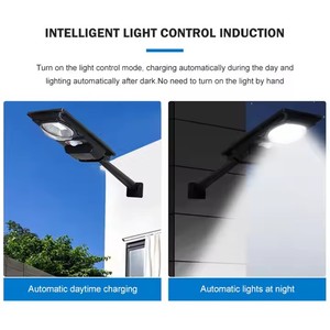 Alto Brilho Pequeno <span class=keywords><strong>Solar</strong></span> Street Light Impermeável Opticamente Controlado Outdoor Roadside <span class=keywords><strong>100W</strong></span> <span class=keywords><strong>Solar</strong></span> Street Light LED - Product Image 4