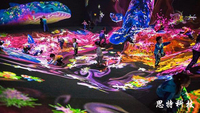 Table holographique interactive avec projecteur, catégorie d'art immersif Gooest, projecteur 3D, mur interactif avec projecteur, centre commercial