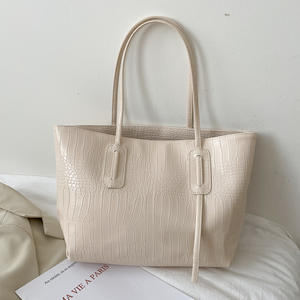 Sac à main pour femme, simple, grande capacité, imperméable, tendance, avec deux poignées et fermeture ouverte, Z0856 - Product Image 3