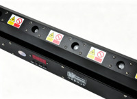 Lumière laser à tête mobile à faisceau rouge à 8 yeux contrôlée par DMX512, lumière d'ambiance de scène pour bar KTV