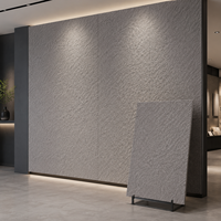 Revêtement mural en pierre souple à surface brillante, anti-oxydation, pour décoration intérieure de villas de luxe, pierre souple ignifuge
