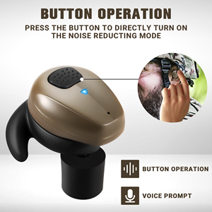 NOUVEAU YHKEMA Écouteurs Bluetooth tactiques de prise de vue, protecteurs auditifs électroniques pour l'entraînement au tir, la chasse en plein air - Product Image 5