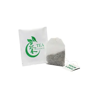 Wholesale Double Chamber Pouch Tea Bag Packing With Thread and Tag