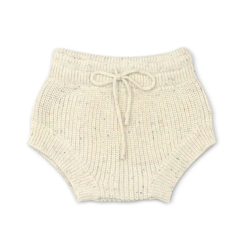 Wholesale Newborn Baby Clothing shorts Baby Boy Knit speckle sweater short pants