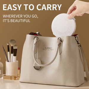 Wholesale Home Makeup <b>Mirror</b>, Portable Folding Flip Touch up Rechargeable Travel Mini <b>Mirror</b> - Product Image 4