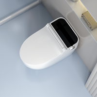 WC intelligent non électrique avec réservoir intégré, lavage arrière, lavage féminin, en céramique, monobloc, bidet intelligent pour salle de bain