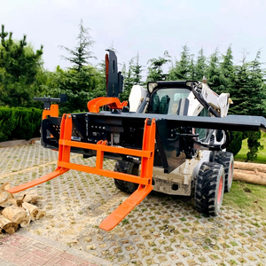2024 Forest Master 400mm Broyeur de bois et fendeuse de bûches électrique, processeur de bois de chauffage, attache forestière pour mini-chargeuse compacte - Product Image 1