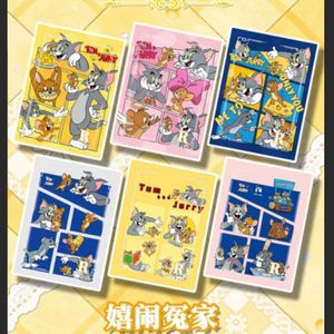DL <span class=keywords><strong>Tom</strong></span> y <span class=keywords><strong>Jerry</strong></span> Caja Sorpresa Misteriosa con Pegatinas Despegables, Tarjetas Coleccionables, Papelería Infantil, Regalo, Nostalgia, Paquete de Diversión para Scrapbooking - Product Image 3