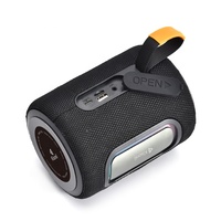 Haut-parleur portable 15W BT 5.3 avec batterie 2400mAh, étanche IPX6, lumière RGB, pour fêtes en extérieur, prise en charge de la carte mémoire, compatible ordinateur