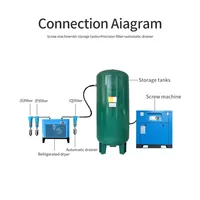 Réservoir de compresseur de personnalisation d'usine récepteur de stockage récipient sous pression réservoir d'air de précision en acier au carbone