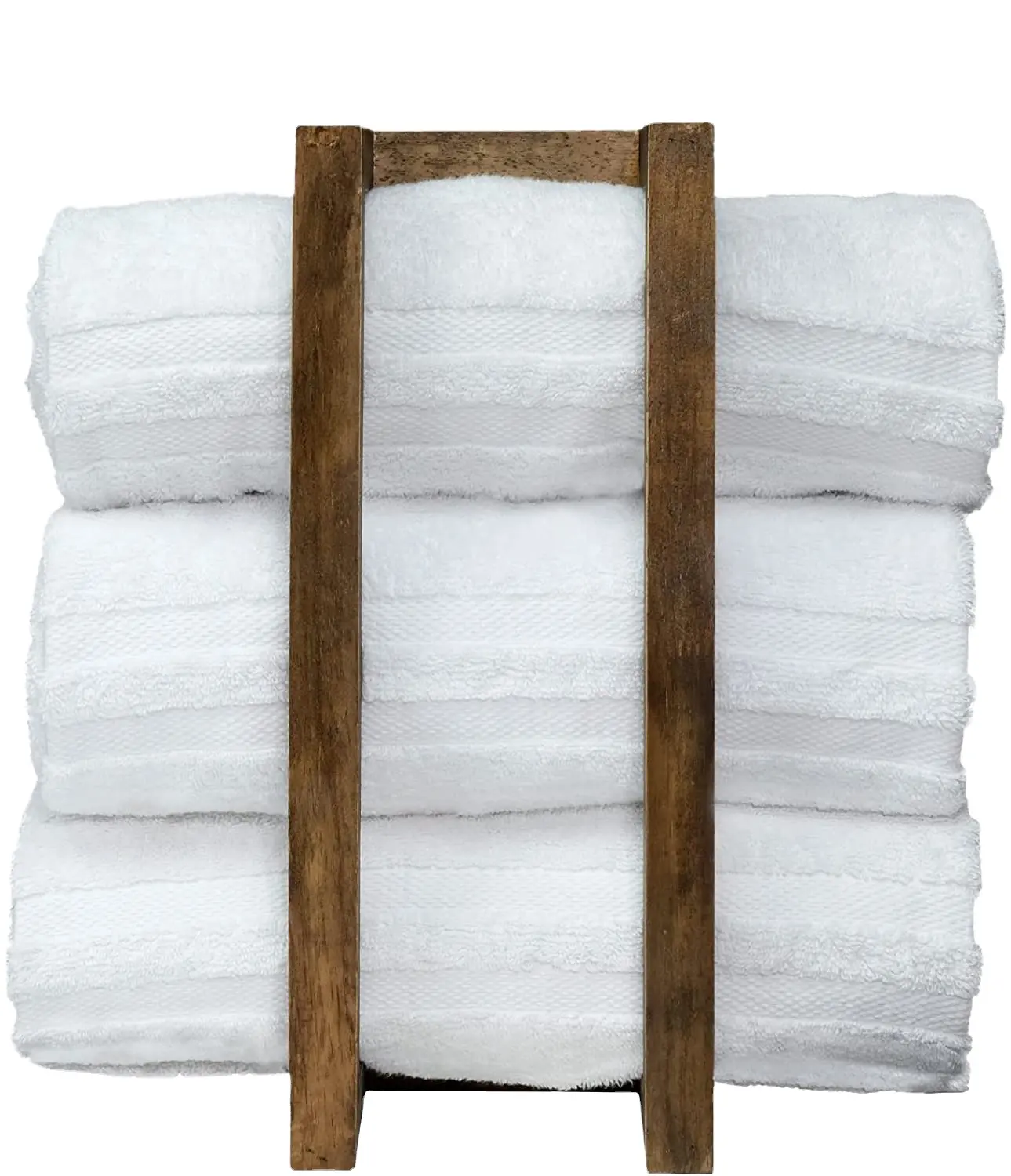 Wooden Wall-Mounted-Towel Rack Pack of 2 Wall Towel Rack wooden floating Towel Holder