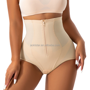 Mutandine Modellanti Plus Size a Controllo Forte, Sollevamento Glutei, Snellenti, Contenitrici <span class=keywords><strong>Pancia</strong></span>, Modellanti <span class=keywords><strong>Fianchi</strong></span>, Antibatteriche, con Doppia Cerniera - Product Image 1