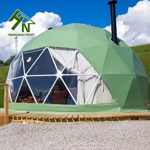 Tienda de campaña de cúpula para exteriores personalizable Hotel Glamping Tienda de cúpula geodésica <span class=keywords><strong>Camping</strong></span> de invierno sostenible para Glamping Eco-Resorts - Product Image 3