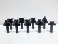 TUOKE 11057 20x65x39 Couteaux à chanfreiner à bord arrondi, tête détachable pour outillage de fraisage CNC pour la sculpture sur bois, fraise à chanfreiner pour cadre de porte