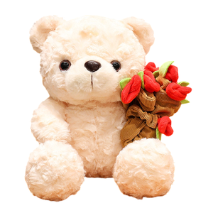 Orsacchiotto di Peluche con Cuore Rosso 'Ti Amo', Regalo Romantico per Amici - Product Image 2