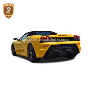 SC Style Auto Car Accessories Body Kit para <span class=keywords><strong>Ferrari</strong></span> <span class=keywords><strong>F430</strong></span> Fibra de vidrio Parachoques delantero Faldones laterales Piezas de difusor trasero - Product Image 6