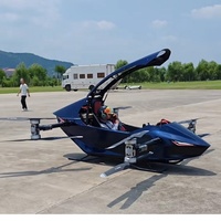 YIVTOL S ZERO Basic, drone monoplace pliable en fibre de carbone avec positionnement GPS, autonomie de vol de 35 minutes, charge utile nette de 120 kg, vitesse de 120 km/h