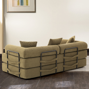 Convertible <b>Sofa</b> <b>Bed</b> Queen Folding Floor Couch Corduroy Fold Out Couch <b>Bed</b> Sleeper Mattress Boneless <b>Sofa</b> Comfy Lounge Loveseat - Product Image 5