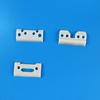 Lames de coupe en céramique industrielle A5 en zircone haute dureté, larges, pour tondeuses à cheveux et tondeuses pour animaux de compagnie, lames de rechange