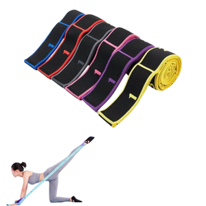 도매 9 루프 요가 풀 스트랩 벨트 댄스 세그먼트 번호 요가 보조 스트레칭 밴드 요가 저항 밴드 벨트 - Product Image 1