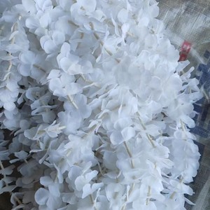 เชือกผูกดอกไม้ประดิษฐ์กล้วยไม้หวายเทียมสำหรับงานแต่งงานแขวนเพดานผนัง Wisteria ตกแต่งห้องนั่งเล่น-การตกแต่งดอกไม้ - Product Image 6