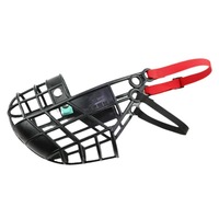 Muselière pour chien en plastique TPR réglable, respirante et durable, vente en gros du fabricant