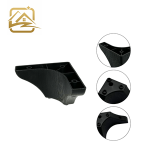 European style <b>plastic</b> sofa legs <b>plastic</b> foot furniture beds African market <b>plastic</b> diagonal sharp sofa legs - Product Image 3