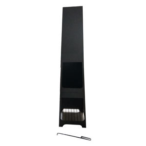 ログストア付きブラックモダンスチールキメネア - Product Image 5