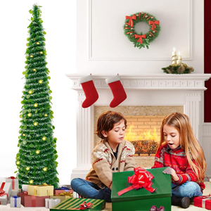 Décoration <span class=keywords><strong>de</strong></span> Noël exclusive transfrontalière : Arbre <span class=keywords><strong>de</strong></span> Noël circulaire vert <span class=keywords><strong>de</strong></span> 1,5 mètre avec lumières, vente directe d'usine - Product Image 5