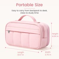 Estuche para Lápices Personalizado de Gran Capacidad, Bolsa para Lápices Escolares para Niños y Niñas con Cierre, Logotipo OEM, Bolsa de Papelería al por Mayor