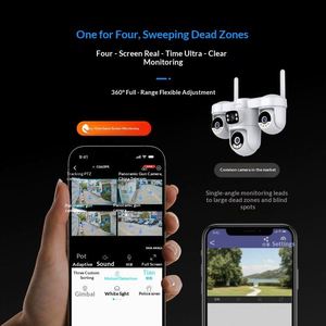 Cámara CCTV Compatible con Todas las Tarjetas SIM de Nigeria con Intercomunicador Infrarrojo Inalámbrico y Seguridad Interior/Exterior, Enlace P2P, Cámaras 50 - Product Image 4
