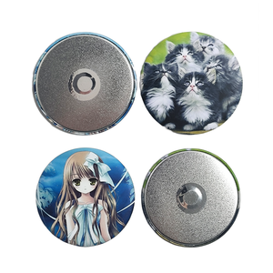 58mm 2,28 Zoll Runde Form Kühlschrankmagnet DIY Button-Badge Materialien - Product Image 3