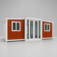 Exportateur fiable de maisons conteneurs extensibles de 10 pieds, dortoirs modulaires standard pour camps de travailleurs internationaux