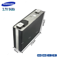Sel Baterai Prisma Li-ion Daya Tinggi NOGI Samsung SDI 3.7V 94Ah NMC untuk Modul Baterai EV HESS RV BMW i3 96 Sel 355V