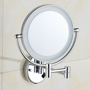 Espejo de Maquillaje Redondo Saint Ruijia 6503 con Luz LED, Espejo de Vanidad para Baño con Montaje en Pared - Product Image 2